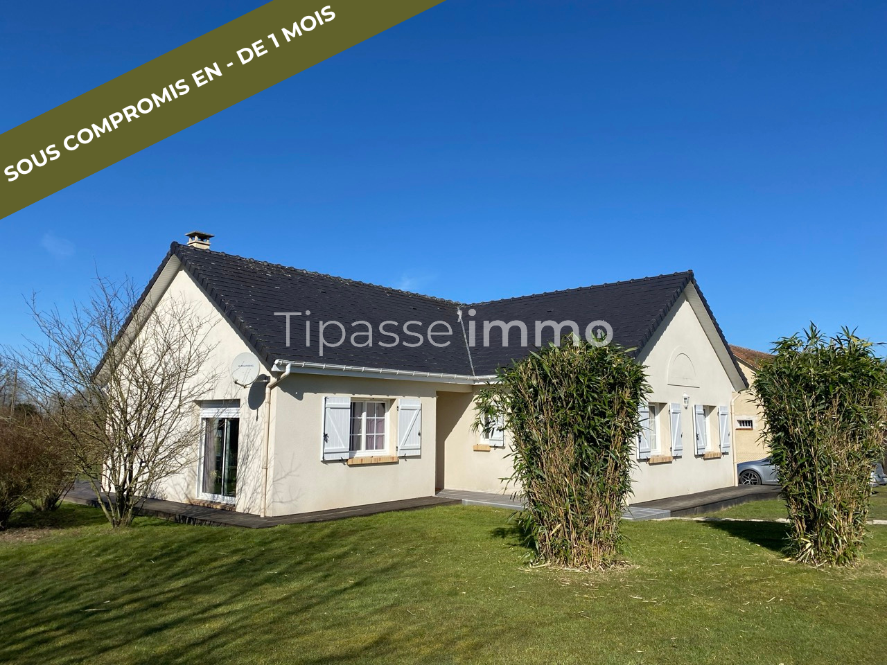 Pavillon de plain-pied à 12 min de BOURGTHEROULDE