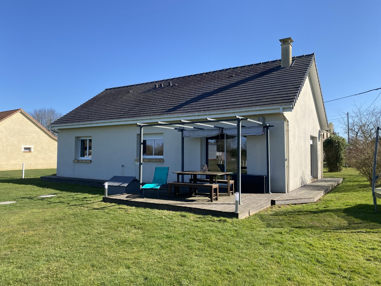 Pavillon de plain-pied à 12 min de BOURGTHEROULDE